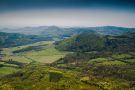 Spring view from thunder mountain Milesovka