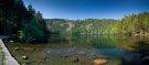 Black lake (panorama from 8 photos vertically)