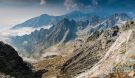 From Lomnicky peak to Tery's hut (panorama from 6 photos vertically)