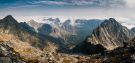 From Lomnicky peak (panorama from 7 photos vertically)